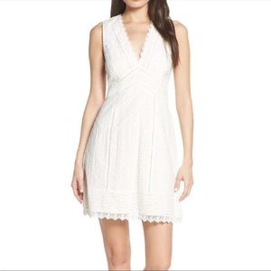 French Connection Zhara boho lace sheath dress size 8